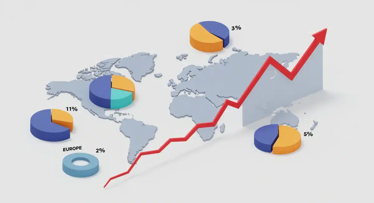 Global map illustrating the growing popularity and viewership of K-dramas across different continents and age groups.