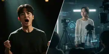 K-Drama actors transitioning from theatrical stage to television screen, highlighting their versatile acting careers.