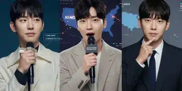Three K-drama actors celebrated for breaking US viewership records in late 2024.