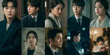 Evolution of K-Drama production quality, with a collage of recent series