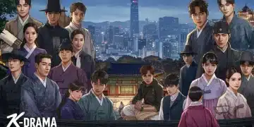Collage of diverse K-drama characters and Seoul skyline representing top early 2025 releases.