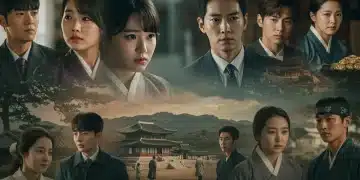Captivating scenes from diverse K-drama genres, highlighting hidden gems of 2024