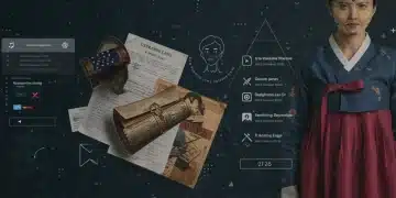 Illustration of US copyright law affecting K-drama streaming rights in 2025