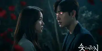 Romantic and dramatic scene from My Demon K-Drama featuring Jung Gu-won and Do Do-hee.