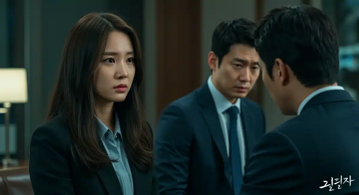 Do Do-hee and Jung Gu-won in an intense moment from 'My Demon'.