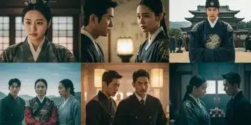 Collage of top 5 K-dramas early 2026, showcasing diverse genres and captivating actors.