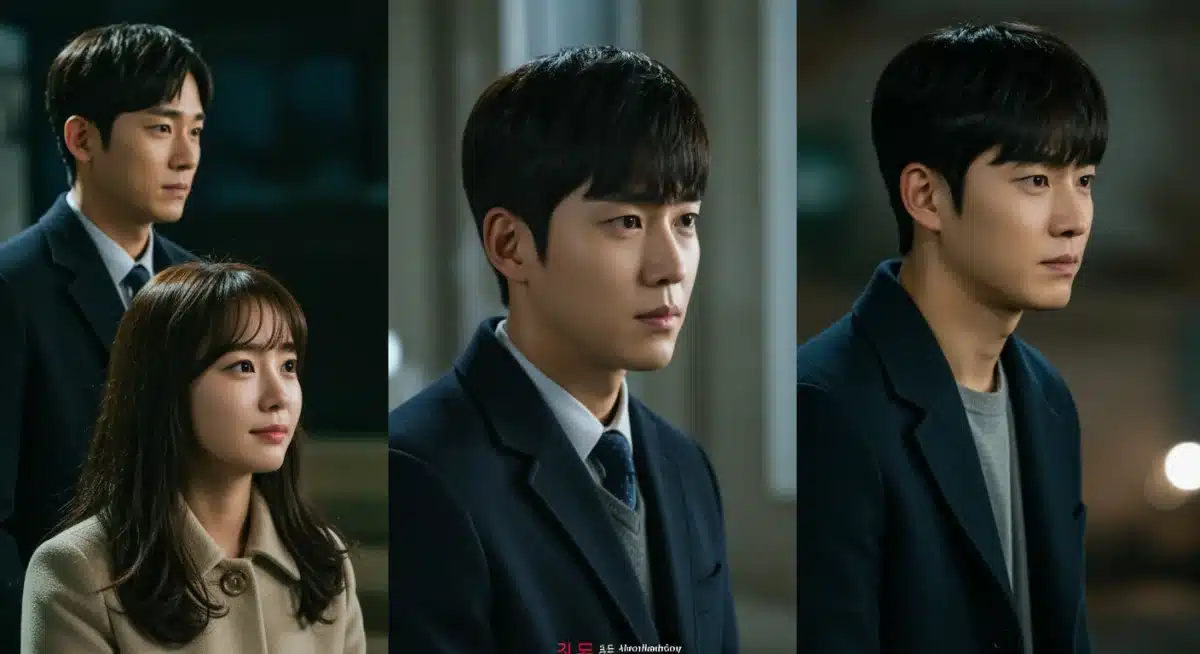 Visual representation of three different K-drama finale moments